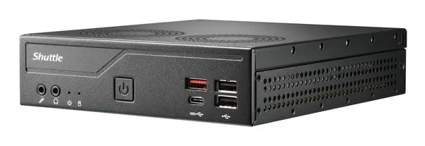 Slim PC DH810 , S1851, 1x HDMI (2.1), 1x DP, 1x USB-C (DP), 1x 2.5", 2x M.2, 2x LAN (Intel 1G + 2.5G - Shuttle - Barebone - visuel 2