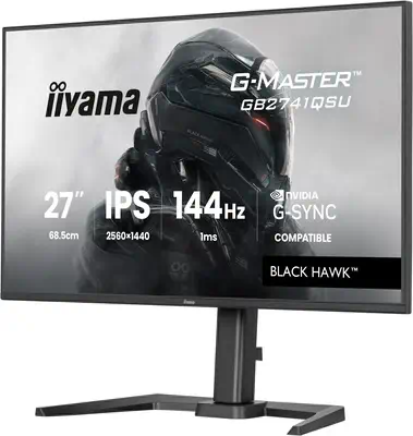 iiyama G-MASTER GB2741QSU-B1 écran plat de PC 68,6 cm (27") 2560 x 1440 pixels Noir - Ecran Ordinateur - visuel 3