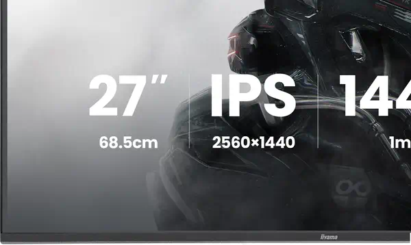 iiyama G-MASTER GB2741QSU-B1 écran plat de PC 68,6 cm (27") 2560 x 1440 pixels Noir - Ecran Ordinateur - visuel 9