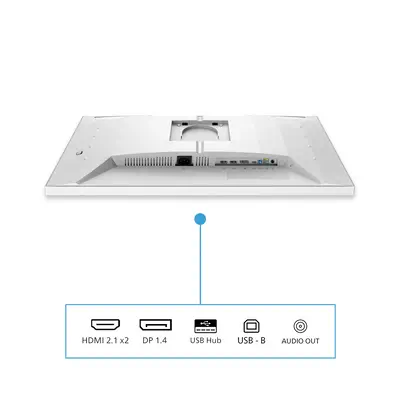 Philips Evnia 5000 écran plat de PC 68,6 cm (27") 3840 x 2160 pixels 4K Ultra HD LCD Blanc - Ecran Ordinateur - visuel 4