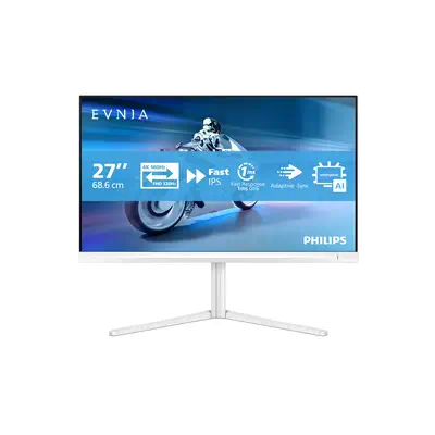 Philips Evnia 5000 écran plat de PC 68,6 cm (27") 3840 x 2160 pixels 4K Ultra HD LCD Blanc - Ecran Ordinateur - visuel 1