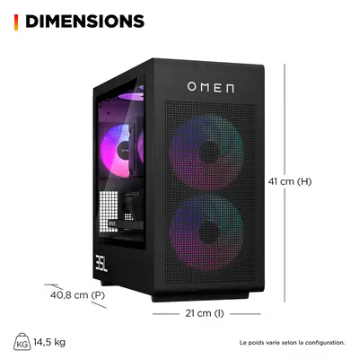 OMEN 35L Gaming Desktop GT16-1013nf PC - HP - Unité Centrale - visuel 4
