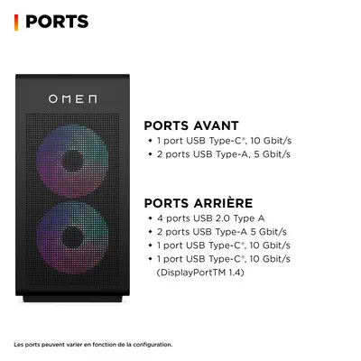 OMEN 35L Gaming Desktop GT16-1003nf PC - HP - Unité Centrale - visuel 2