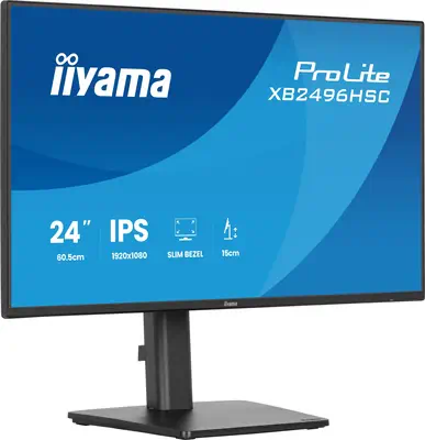 iiyama ProLite XB2496HSC-B1 écran plat de PC 61 cm (24") 1920 x 1080 pixels Full HD LED Noir - Ecran Ordinateur - visuel 1