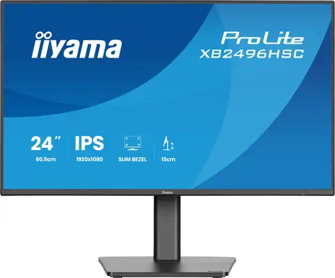 iiyama ProLite XB2496HSC-B1 écran plat de PC 61 cm (24") 1920 x 1080 pixels Full HD LED Noir - Ecran Ordinateur - visuel 2