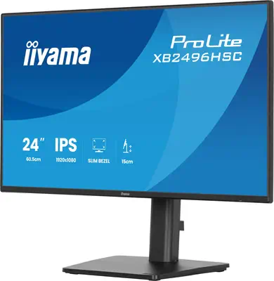 iiyama ProLite XB2496HSC-B1 écran plat de PC 61 cm (24") 1920 x 1080 pixels Full HD LED Noir - Ecran Ordinateur - visuel 3