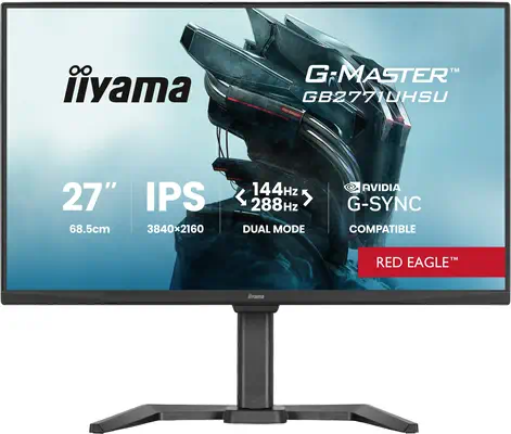 iiyama G-MASTER GB2771UHSU-B1 écran plat de PC 68,6 cm (27") 3840 x 2160 pixels 4K Ultra HD LED Noir - Ecran Ordinateur - visuel 1