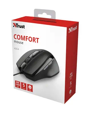 Trust Voca souris Bureau Droitier USB Type-A Optique 2400 DPI - Souris - visuel 5