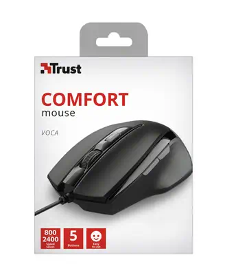 Trust Voca souris Bureau Droitier USB Type-A Optique 2400 DPI - Souris - visuel 6