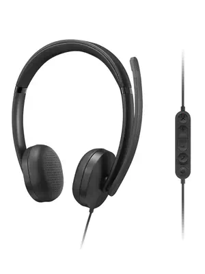 Lenovo VoIP Headset 5000 Casque Avec fil Arceau Bureau/Centre d'appels USB Type-C Noir - Casque Micro - visuel 5