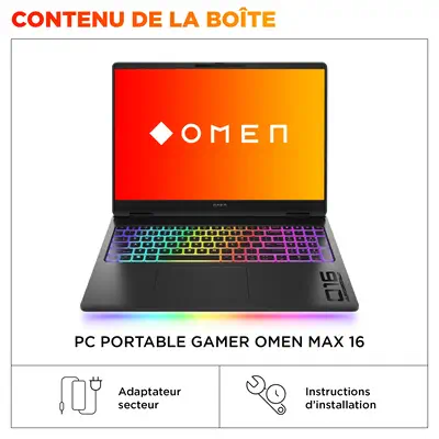 OMEN MAX Gaming Laptop 16-ah0033nf - HP - PC Portable - visuel 5
