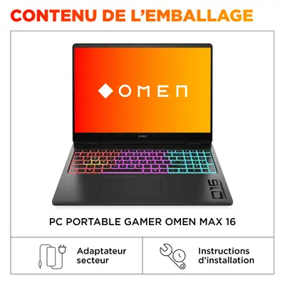 OMEN MAX Gaming Laptop 16-ak0022nf - HP - PC Portable - visuel 5