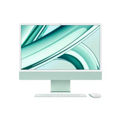 iMac 24'' 4.5K M3 (CPU 8/8) 8Go 256Go SSD 2023 Vert - Grade Reconditionné en France Très bon état - Apple - Unité centrale reconditionnée - visuel 1