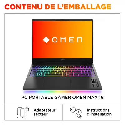 OMEN MAX Gaming Laptop 16-ak0018nf - HP - PC Portable - visuel 6