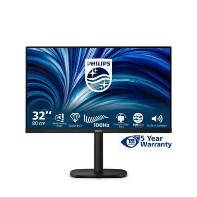 Philips 3000 series 32B2N3500/00 écran plat de PC 80 cm (31.5") 2560 x 1440 pixels Quad HD LCD Noir - Ecran Ordinateur - visuel 3