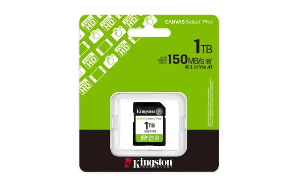 1 To SDXC Canvas Select Plus Gen3 150 Mo/s C10 UHS-I U3 V30 - Kingston - Carte Mémoire - visuel 3