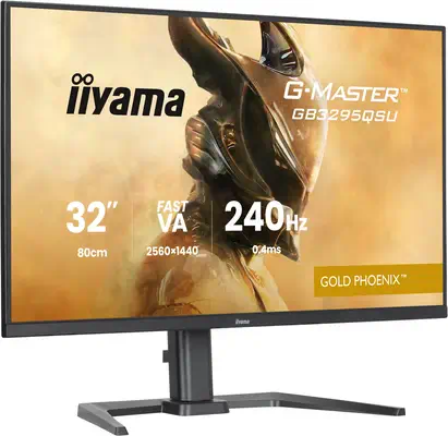 iiyama G-MASTER GB3295QSU-B1 écran plat de PC 80 cm (31.5") 2560 x 1440 pixels Quad HD LED Noir - Ecran Ordinateur - visuel 3