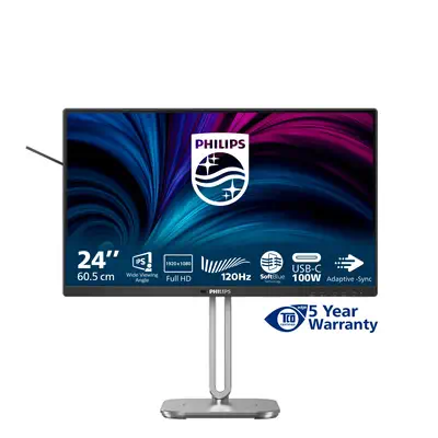 Philips 4000 series 24B2U4301/00 écran plat de PC 60,5 cm (23.8") 1920 x 1080 pixels Full HD LCD Gri - Ecran Ordinateur - visuel 3