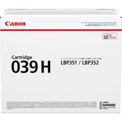 Canon CRG-039 H Cartouche de toner 1 pièce(s) Original Noir - Toner - visuel 1