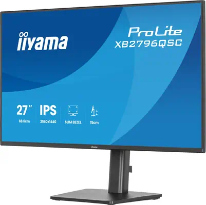 iiyama ProLite XB2796QSC-B1 écran plat de PC 68,6 cm (27") 2560 x 1440 pixels Quad HD LED Noir - Ecran Ordinateur - visuel 4