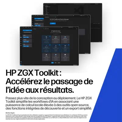 HP ZGX Nano G1n AI GB10 128 Go LPDDR5x-SDRAM 4 To SSD linux Mini PC Station de travail AI Workstatio - Station de Travail - visuel 6