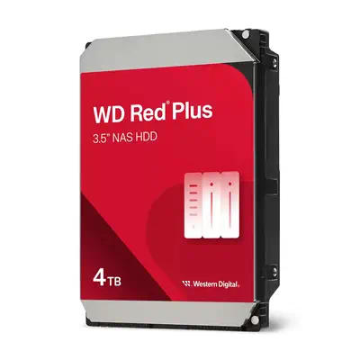 Western Digital Red Plus WD40EFZZ disque dur 4 To 5400 tr/min 128 Mo 3.5" Série ATA III - Disque dur Interne - visuel 1