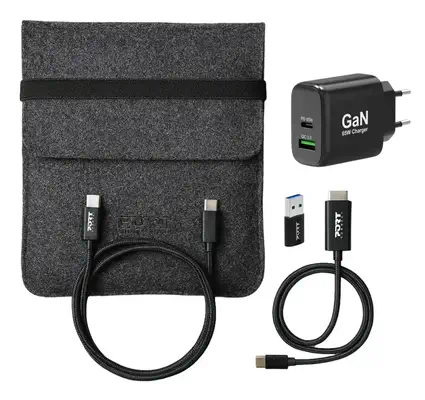 Port Designs 501939 chargeur d'appareils mobiles Ordinateur portable, Smartphone, Tablette Noir Sect - Accessoire Divers - visuel 5