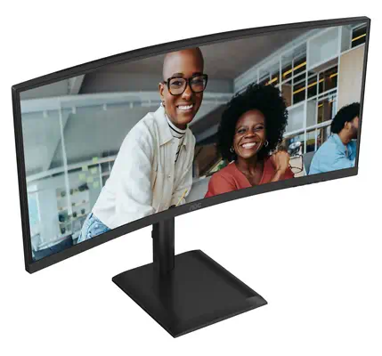 AOC E4 CU34E4CV écran plat de PC 86,4 cm (34") 3440 x 1440 pixels UltraWide Quad HD LCD Noir - Ecran Ordinateur - visuel 10