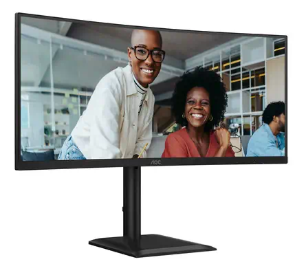 AOC E4 CU34E4CV écran plat de PC 86,4 cm (34") 3440 x 1440 pixels UltraWide Quad HD LCD Noir - Ecran Ordinateur - visuel 9