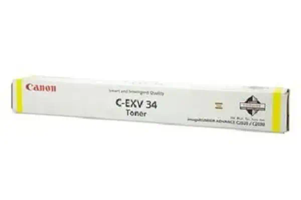 Canon C-EXV 34 Cartouche de toner 1 pièce(s) Original Jaune - Toner - visuel 1