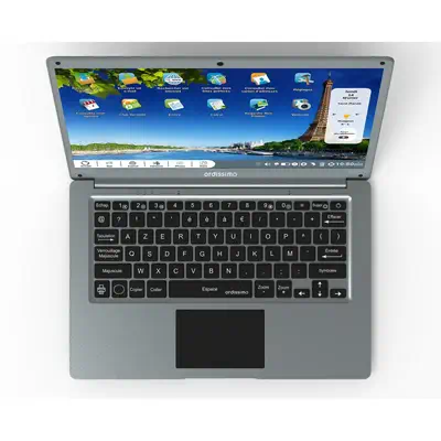 ORDISSIMO Eve 4 Intel® Celeron® N N5100 Ordinateur portable 35,6 cm (14") HD 8 Go 256 Go SSD Wi-Fi 5 - Ordissimo - PC Portable - visuel 2