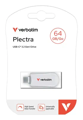 Verbatim 30228 lecteur USB flash 64 Go USB Type-C 3.2 Gen 1 (3.1 Gen 1) Blanc - Carte Mémoire - visuel 4