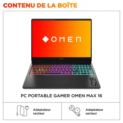 OMEN MAX Gaming Laptop 16-ah0038nf - HP - PC Portable - visuel 5