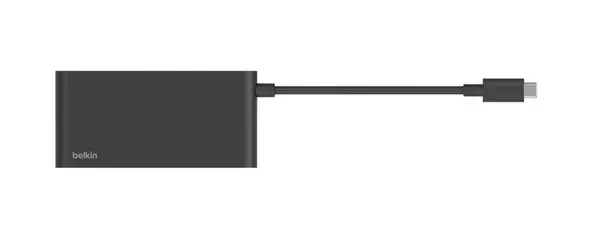 Belkin AVC021HQBK hub & concentrateur USB Type-C 10000 Mbit/s Noir - Station d'accueil pour portable - visuel 4