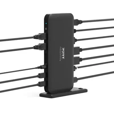 Station d'accueil bureau 3 X 4 USB-C 11 périphériques 100W - Port Designs - Station d'accueil pour portable - visuel 8