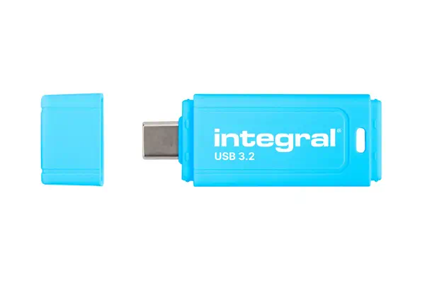 Integral Neon-C INFD64GBNEONCB3.2 lecteur USB flash 64 Go USB Type-C 3.2 Gen 1 (3.1 Gen 1) Noir - Adaptateur stockage - visuel 1
