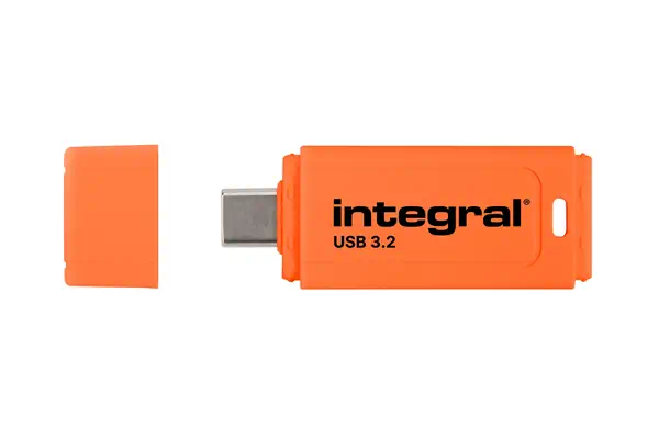 Integral Neon-C INFD64GBNEONCOR3.2 lecteur USB flash 64 Go USB Type-C 3.2 Gen 1 (3.1 Gen 1) Noir - Adaptateur stockage - visuel 1