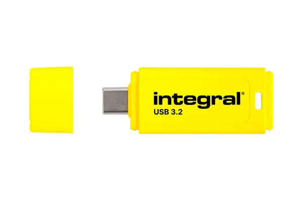 Integral Neon-C INFD128GBNEONCYL3.2 lecteur USB flash 128 Go USB Type-C 3.2 Gen 1 (3.1 Gen 1) Noir - Adaptateur stockage - visuel 1