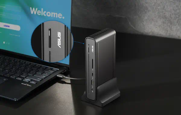ASUS Triple Display USB-C Dock Duo DC301 Avec fil Noir - Asus - Station d'accueil pour portable - visuel 9