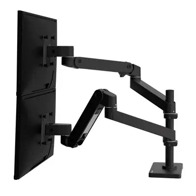 Ergotron LX Pro Series 45-710-292 support d'écran plat pour bureau 61 cm (24") Noir - Accessoire ENI, TBI et VPI - visuel 2