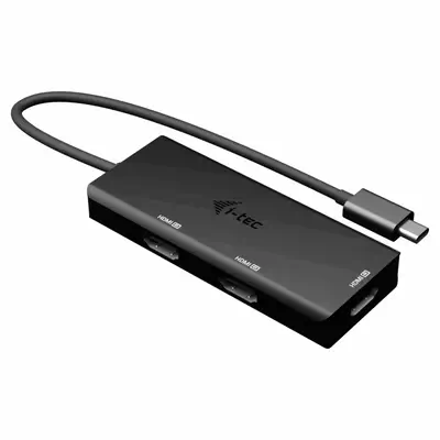 USB-C Triple 4K HDMI Video Adapter, Power Delivery 100W - I-Tec - Connectique - visuel 1