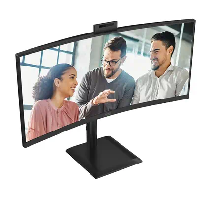 AOC E4 CU34E4CW écran plat de PC 86,4 cm (34") 3440 x 1440 pixels UltraWide Quad HD LED Noir - Ecran Ordinateur - visuel 9