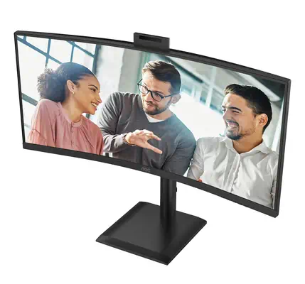 AOC E4 CU34E4CW écran plat de PC 86,4 cm (34") 3440 x 1440 pixels UltraWide Quad HD LED Noir - Ecran Ordinateur - visuel 10