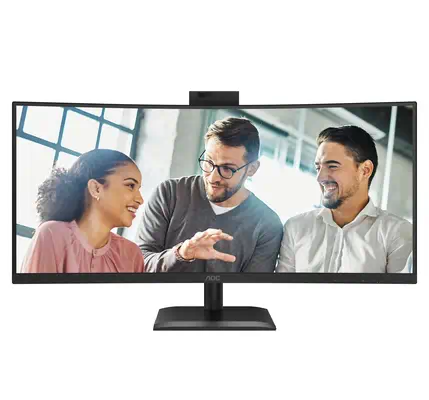 AOC E4 CU34E4CW écran plat de PC 86,4 cm (34") 3440 x 1440 pixels UltraWide Quad HD LED Noir - Ecran Ordinateur - visuel 7