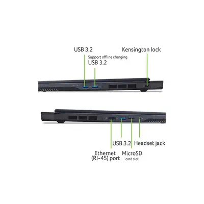 Acer Predator PHN16-73-78KS Intel Core Ultra 7 255HX Ordinateur portable 40,6 cm (16") WQXGA 32 Go D - PC Portable - visuel 8