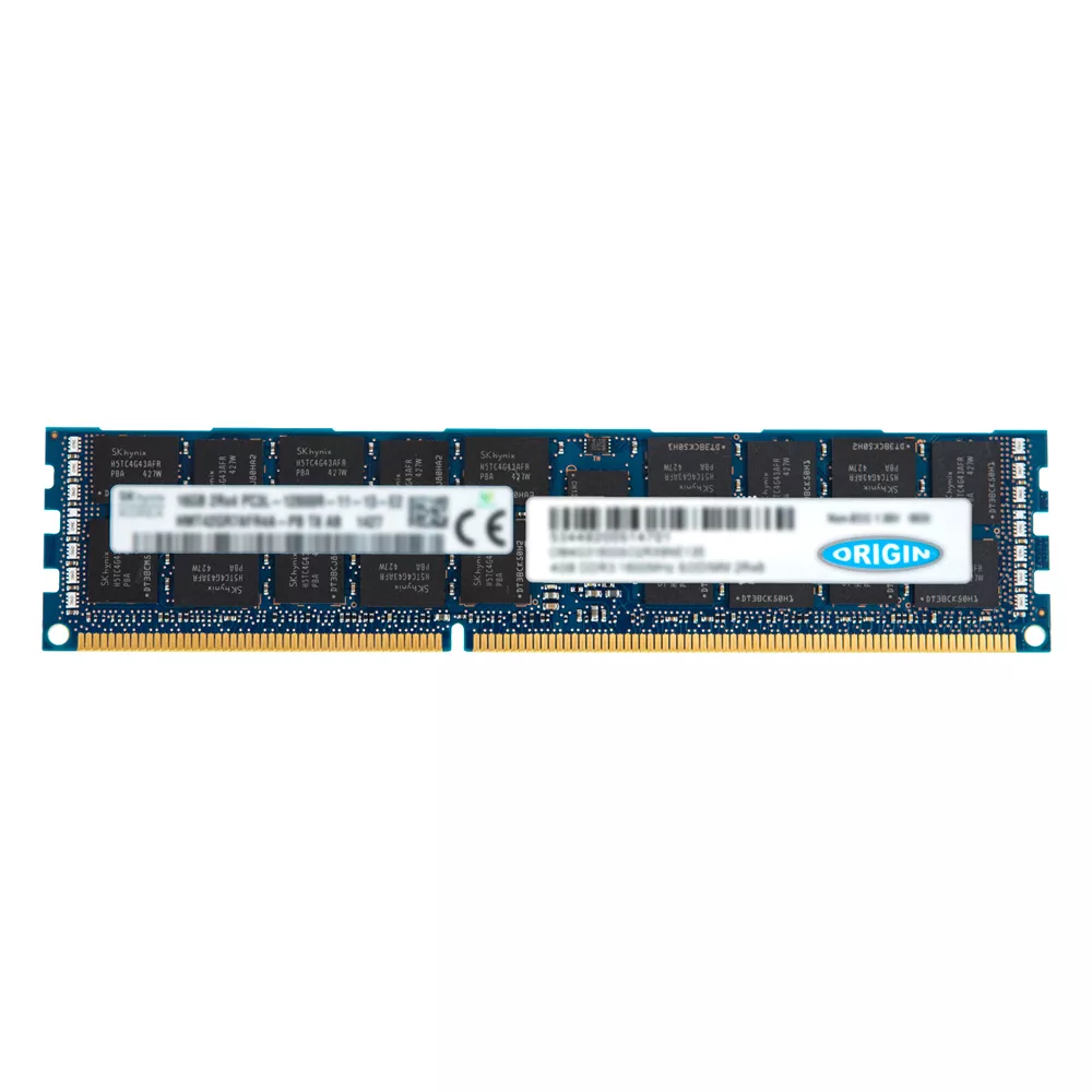 Achat Origin Storage 4GB DDR3 1600MHz RDIMM 1Rx4 ECC 1.5V - 5055146639428