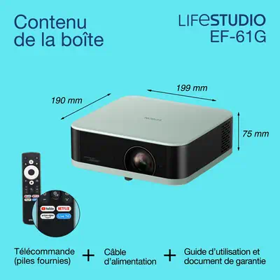 Epson Home Cinema V11HB72340 vidéo-projecteur Projecteur à focale standard 700 ANSI lumens LCD 1080p - Vidéoprojecteur Professionnel - visuel 5
