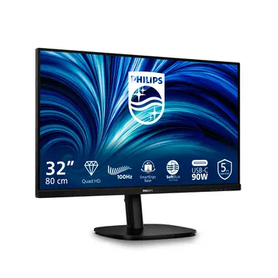 Philips 32B2U3601/00 écran plat de PC 80 cm (31.5") 2560 x 1440 pixels Quad HD LCD Noir - Ecran Ordinateur - visuel 2