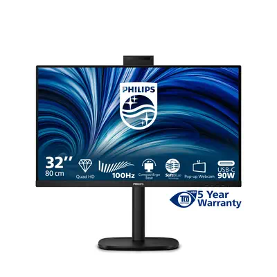 Philips 3000 series 32B2U3601H/00 écran plat de PC 80 cm (31.5") 2560 x 1440 pixels Quad HD LCD Noir - Ecran Ordinateur - visuel 3