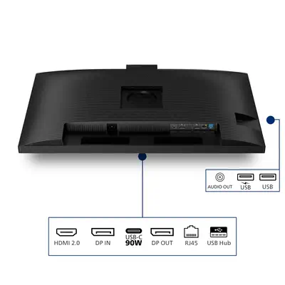 Philips 3000 series 32B2U3601H/00 écran plat de PC 80 cm (31.5") 2560 x 1440 pixels Quad HD LCD Noir - Ecran Ordinateur - visuel 5